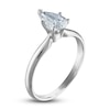 Diamond Solitaire Ring 3/4 ct tw Pear 14K White Gold (I2/I)