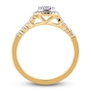 Thumbnail Image 2 of Diamond Engagement Ring 3/8 ct tw Round 14K Yellow Gold