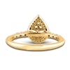 Diamond Engagement Ring 3/8 ct tw Round 14K Yellow Gold