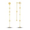 Diamond Drop Earrings 1/10 ct tw Round 14K Yellow Gold