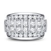 Thumbnail Image 2 of Men's Diamond Ring 3 ct tw Round 14K White Gold
