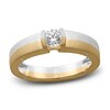 Diamond Engagement Ring 1/2 ct tw Round 14K Two-Tone Gold