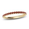 Thumbnail Image 1 of Juliette Maison Natural Garnet Eternity Ring 10K Yellow Gold