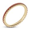 Thumbnail Image 2 of Juliette Maison Natural Garnet Eternity Ring 10K Yellow Gold