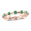 Thumbnail Image 1 of Juliette Maison Natural Emerald Ring 10K Rose Gold