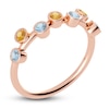 Thumbnail Image 2 of Juliette Maison Natural Aquamarine & Natural Citrine Ring 10K Rose Gold