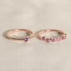 Thumbnail Image 4 of Juliette Maison Natural Aquamarine & Natural Citrine Ring 10K Rose Gold