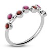 Thumbnail Image 2 of Juliette Maison Natural Garnet & Natural Rhodolite Garnet Ring 10K White Gold