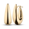 Thumbnail Image 2 of Hollow Tube Hoop Earrings 14K Yellow Gold 7.5mm