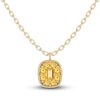 Thumbnail Image 1 of Juliette Maison Natural Citrine Pendant Necklace 10K Yellow Gold