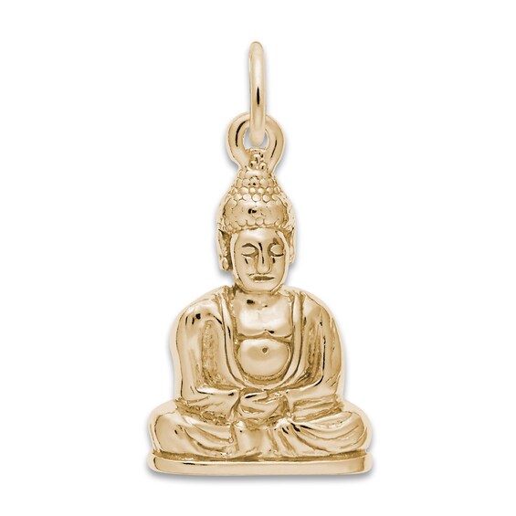 Jared The Galleria Of Jewelry Meditation Buddha Charm 14K Yellow Gold