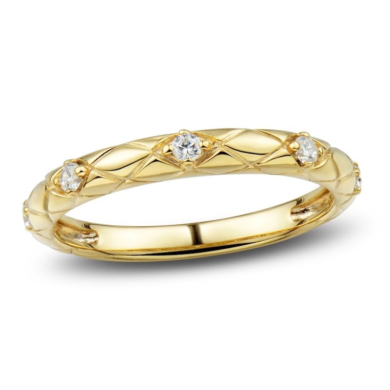Main Image 1 of Diamond Wedding Band 1/10 ct tw Round 14K Yellow Gold