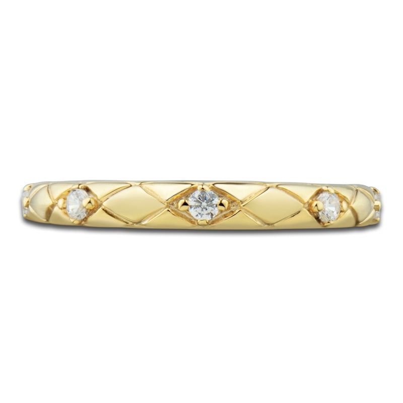 Main Image 3 of Diamond Wedding Band 1/10 ct tw Round 14K Yellow Gold