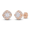 Thumbnail Image 1 of Diamond Earrings 3/8 ct tw Round 10K Rose Gold