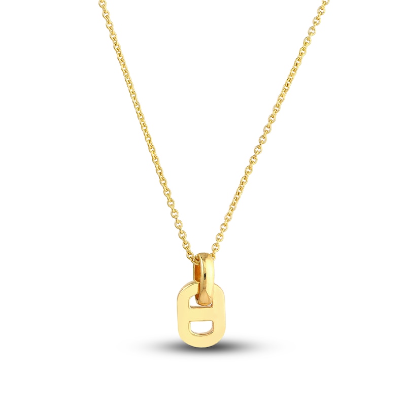 Main Image 1 of Mariner Link Pendant Necklace 14K Yellow Gold 18"