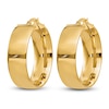 Thumbnail Image 2 of Large Hoop Earrings 14K Yellow Gold 7.75mm