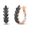 Thumbnail Image 0 of Pnina Tornai Black Diamond Earrings 1-1/2 ct tw Round 14K Rose Gold