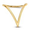 Thumbnail Image 3 of High-Polish Chevron Ring 14K Yellow Gold