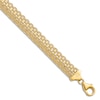 Thumbnail Image 1 of High-Polish Bismark Chain Bracelet 14K Yellow Gold 7.5"