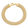 Thumbnail Image 4 of High-Polish Bismark Chain Bracelet 14K Yellow Gold 7.5"