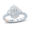 Thumbnail Image 0 of Pnina Tornai Diamond Engagement Ring 1-1/4 ct tw Oval/Baguette /Round 14K White Gold