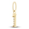 Thumbnail Image 1 of Initial I Necklace Charm Diamond Accents 10K Yellow Gold