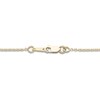 Initial I Necklace Charm Diamond Accents 10K Yellow Gold