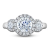 Thumbnail Image 3 of Vera Wang WISH Diamond Engagement Ring 2-1/4 ct tw Round 18K White Gold