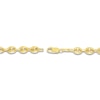 Thumbnail Image 2 of Italia D'Oro Puffy Hollow Mariner Link Necklace 14K Yellow Gold 20"