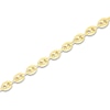 Thumbnail Image 3 of Italia D'Oro Puffy Hollow Mariner Link Necklace 14K Yellow Gold 20"