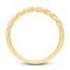 Thumbnail Image 3 of Diamond Curb Ring 1/4 ct tw Round 14K Yellow Gold