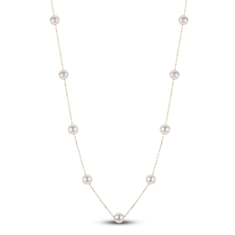 14k Yellow Freshwater Cultured Pearl 18 14k Yellow Freshwater Cultured Pearl 18