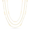 Thumbnail Image 1 of Wheat Chain Necklace Set 14K Yellow Gold