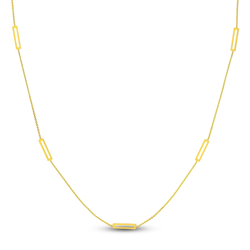 Wheat Chain Necklace Set 14K Yellow Gold