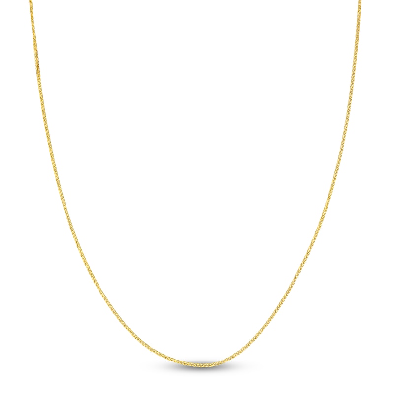 Wheat Chain Necklace Set 14K Yellow Gold