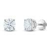 Thumbnail Image 2 of Certified Round-Cut Diamond Solitaire Stud Earrings 1/2 ct tw Platinum (VS2/F)