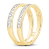 Thumbnail Image 2 of Diamond Anniversary Enhancer Band 1 ct tw Princess 14K Yellow Gold
