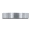 Thumbnail Image 3 of Dome Wire Brush Wedding Band 14K White Gold 5mm