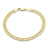 Thumbnail Image 1 of Solid Cuban Link Chain Bracelet 18K Yellow Gold 8.5" 5.94mm