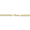 Thumbnail Image 2 of Solid Cuban Link Chain Bracelet 18K Yellow Gold 8.5" 5.94mm