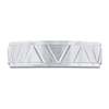 Thumbnail Image 3 of Men's High Polish-Wedding V Band 14K White Gold 6mm