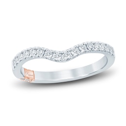 Pnina Tornai Diamond Contour Wedding Band 1/3 ct tw 14K White Gold