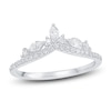 Thumbnail Image 0 of Marquise & Round-Cut Diamond Contour Anniversary Band 3/8 ct tw 14K White Gold