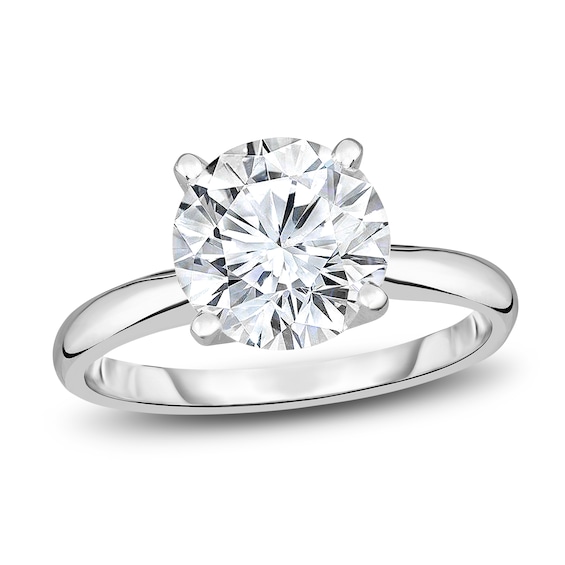 Diamond Solitaire Ring 3 ct tw 14K White Gold (I/I2)