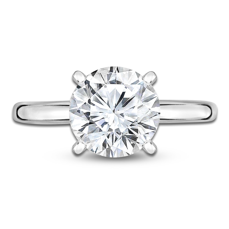 Main Image 3 of Diamond Solitaire Ring 3 ct tw 14K White Gold (I/I2)