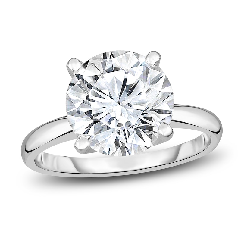 Main Image 1 of Diamond Solitaire Ring 4 ct tw 14K White Gold (I/I2)