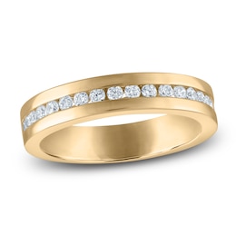 Vera Wang VOW Diamond Channel Wedding Band 3/8 ct tw 14K Yellow Gold