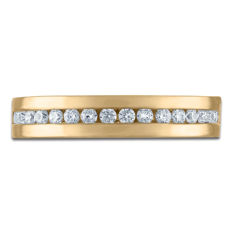 Main Image 3 of Vera Wang VOW Diamond Channel Wedding Band 3/8 ct tw 14K Yellow Gold