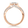 Thumbnail Image 2 of J'Lure Lab-Grown Diamond Oval Step-Cut Engagement Ring 1-3/8 ct tw 18K Rose Gold