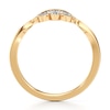 Thumbnail Image 2 of J'Lure Lab-Created Diamond Scalloped Wedding Band 1/5 ct tw 18K Yellow Gold
